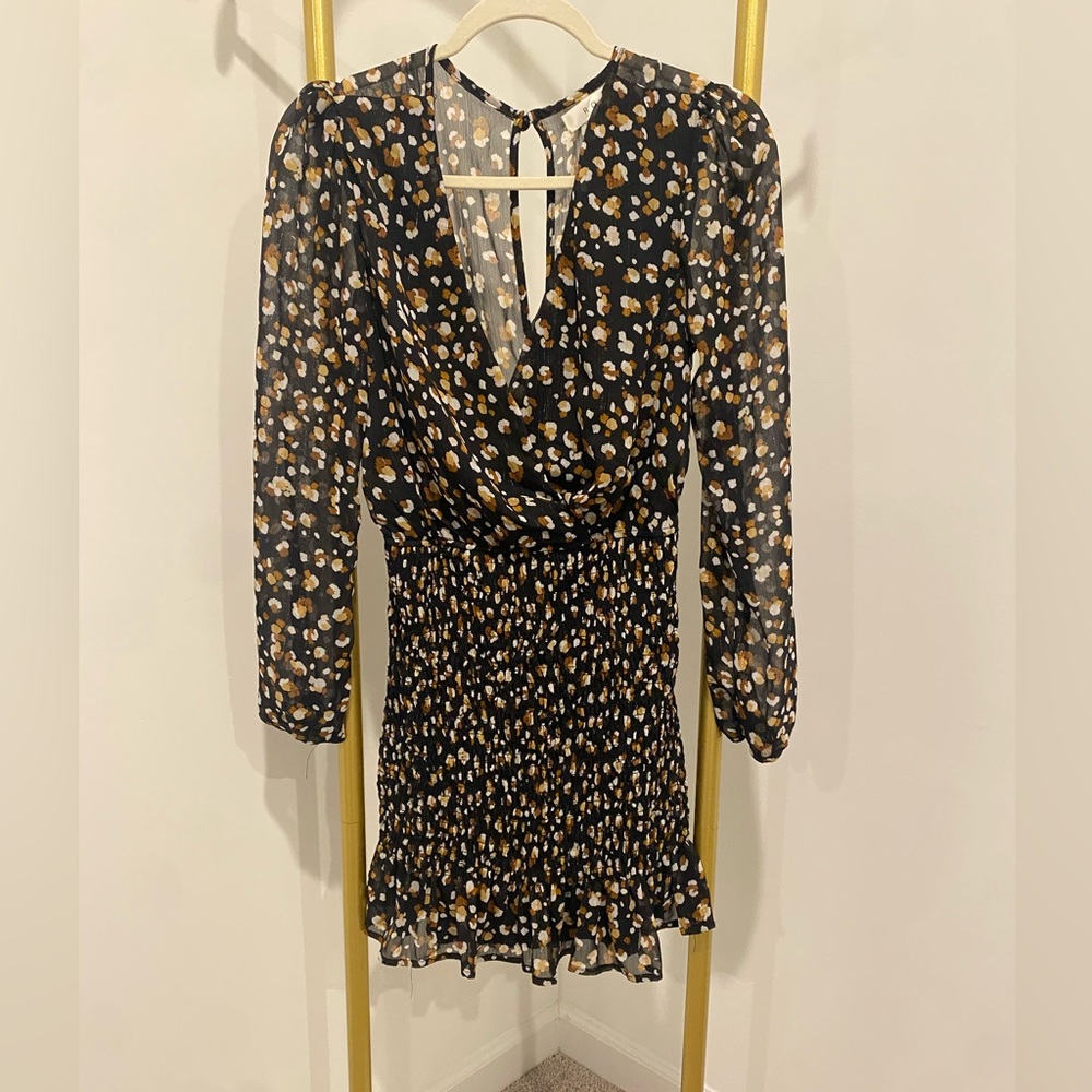 Long sleeve mini dress